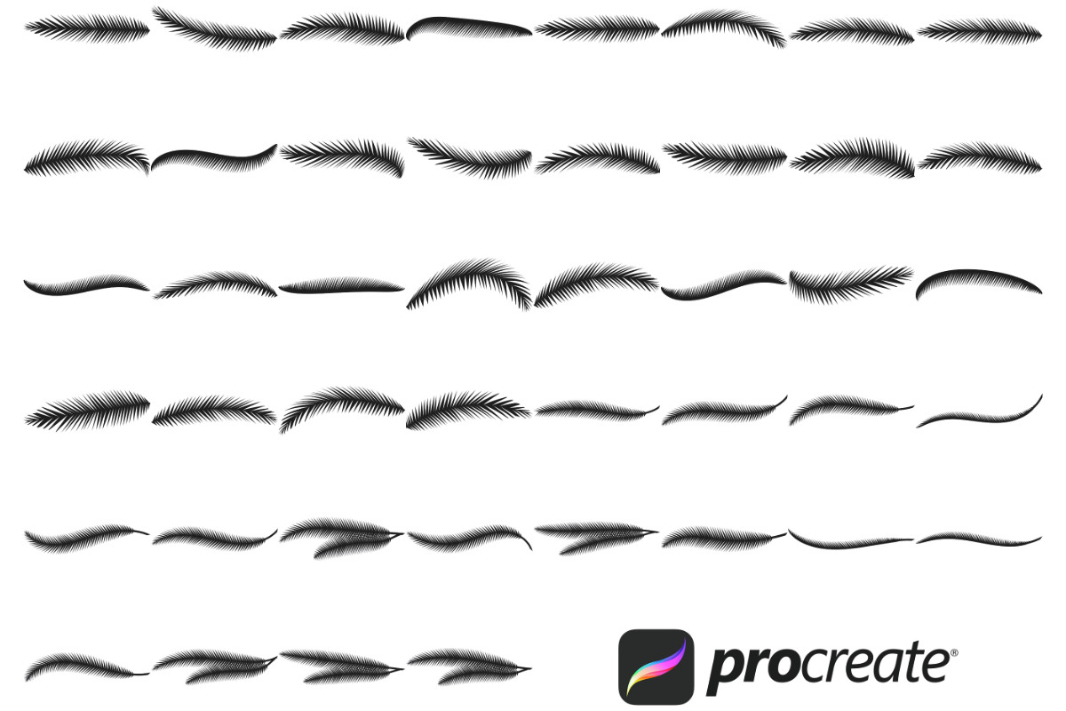 Tropical Palm Leaves Set 1 Procreate, a Brush Add-On by Disasterology Ink (Photo 4 of 10)