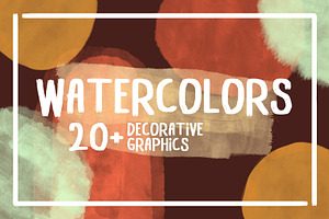 20+ Isolated Watercolor Cliparts, a Decorative Illustration by UoaHH