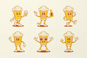 Beer Glass Cartoon Mascot Character, an Illustration by Vasya Kobelev (Thumbnail 6 of 8)