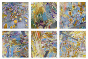 Hand-drawn pastel color artwork, a Texture Graphic by Oleg and Katja (Thumbnail 4 of 14)