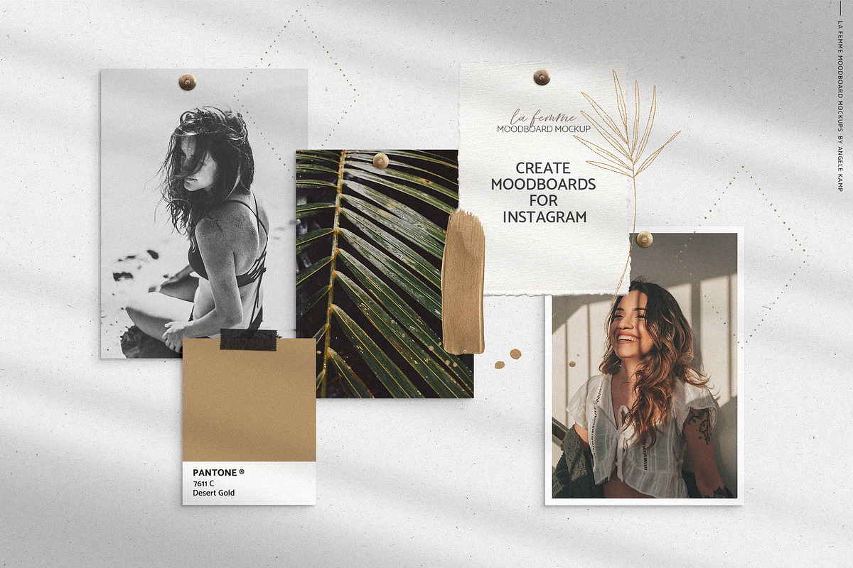 Moodboard mockup scene creator, a Product Mockup by Angele Kamp (Photo 2 of 8)