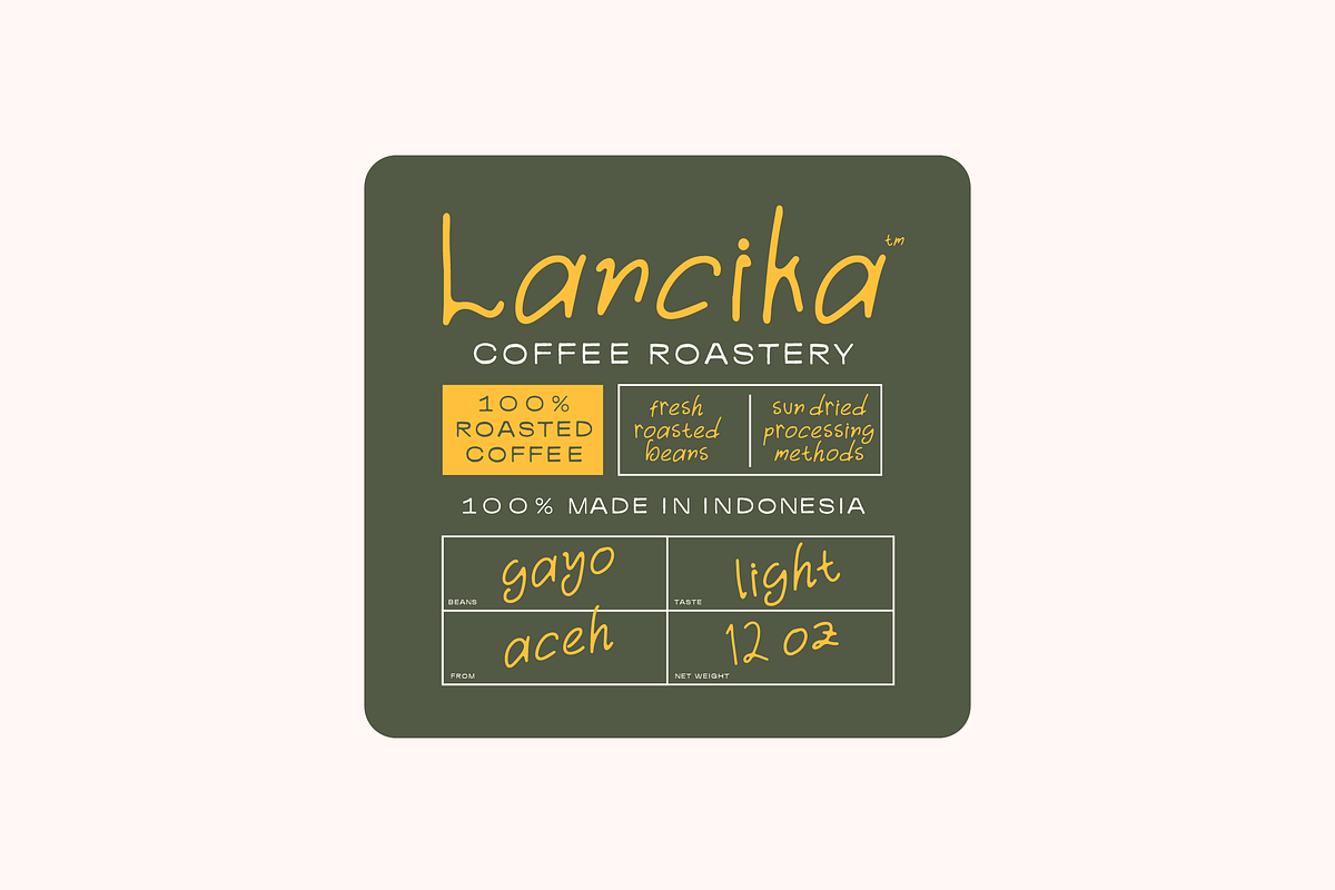 Lancika | Minimal Handwritten Font, a Handwritten Font by Illousa (Photo 4 of 7)