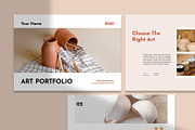 Minimal Art Portfolio, a Stationery Template by Neermana (Thumbnail 2 of 4)