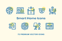 72 Smart Home Icons by  in Icons