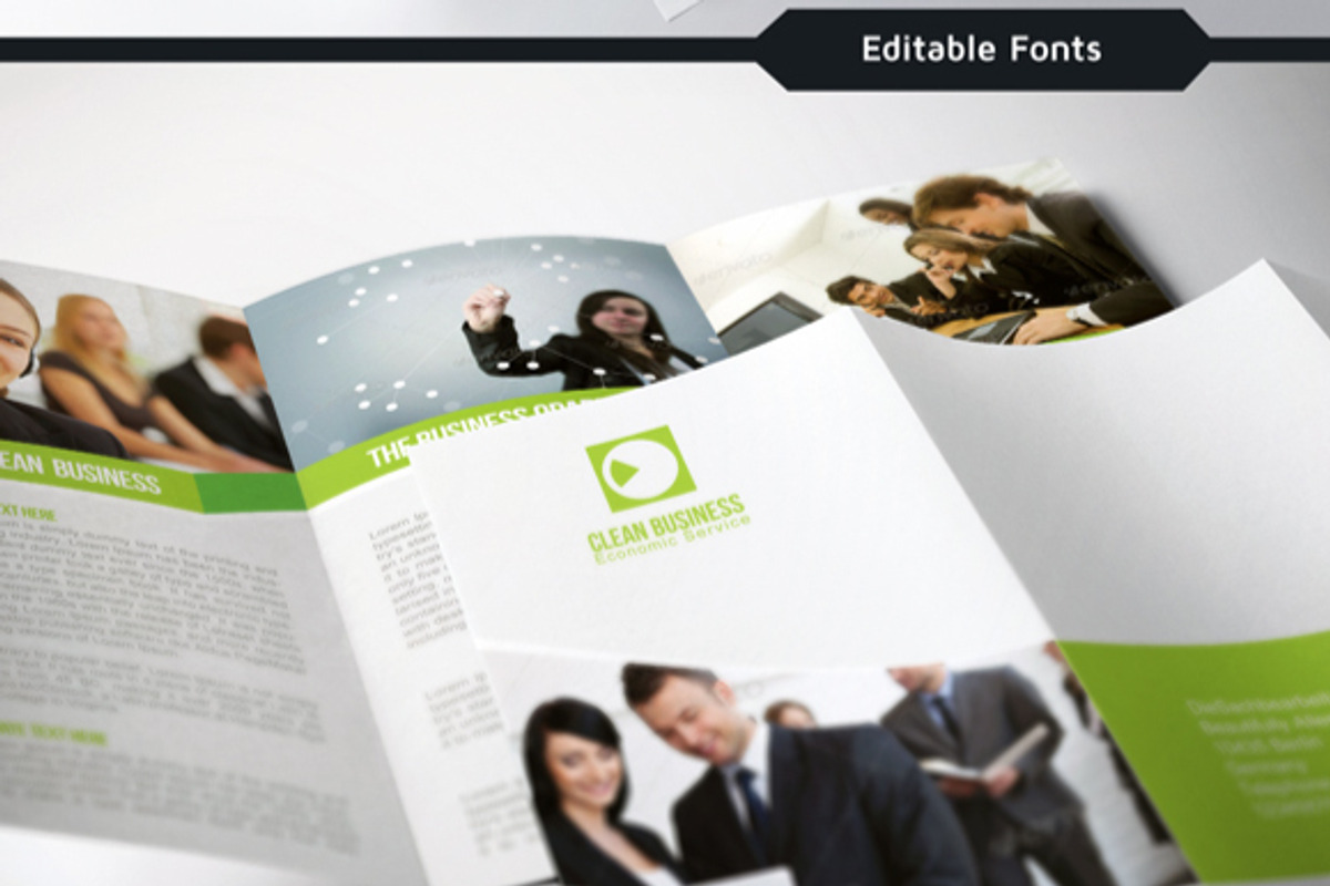 Trifold Clean Brochure, a Brochure Template by NasirGrfx (Photo 4 of 5)