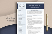 Resume Template | CV + Cover Letter, a Resume Template by Klamp Studio (Thumbnail 2 of 9)