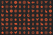Folklore: 54 Folk Art Elements, an Object Graphic by pixelbuddha.net (Thumbnail 6 of 6)