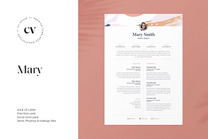 Mary | CV / resume template