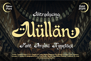 Nullan - Font Arabic Typeface, a Handwritten Font by MaikoHatta