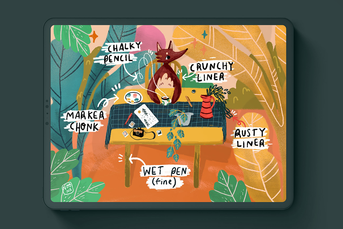 Sketchy Inkers Procreate Brushes, a Brush Add-On by VisualTimmy (Photo 2 of 3)