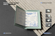 Realistic Folder Menu Mockup, a Books & Magazine Mockup by My Code Std (Thumbnail 1 of 5)