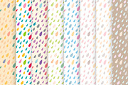 DROPS. Seamless background., a Pattern Graphic by kite-kit (Thumbnail 2 of 5)