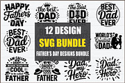 Best Dad Ever T-Shirt Bundle, an Object Graphic by jahid234 (Thumbnail 1 of 13)