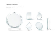 Glass Award Mockups, an Advertising Mockup by rebrandy (Thumbnail 3 of 10)
