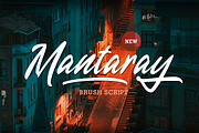 Mantaray - Brush Script, a Script Font by Letterhend Studio