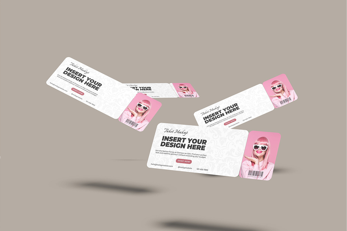 Ticket Mockup, a Print Template by rizalamora (Photo 10 of 11)