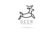 Deer logo, gazelle logo, a Branding & Logo Template by Logocreative (Thumbnail 3 of 3)