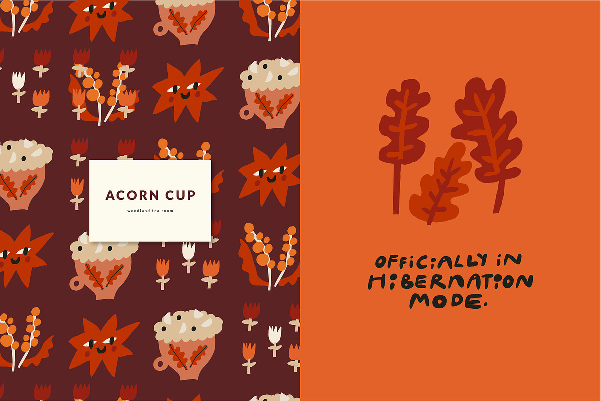 Autumn Blocks Fall Elements Clipart, a Seasonal Illustration by Olia (Photo 26 of 28)
