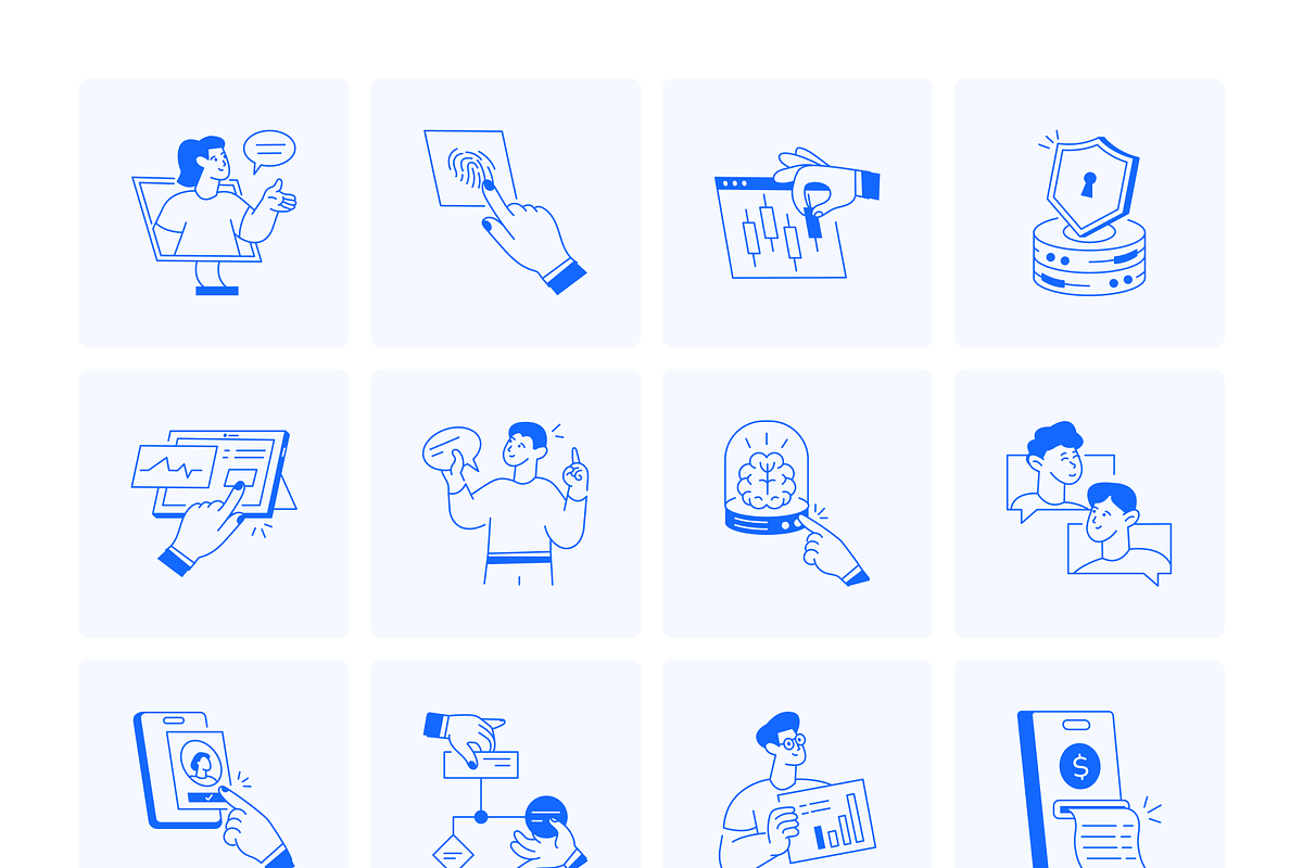 100 Business Icons, an Outline Icon by Vectors Market (Photo 9 of 9)