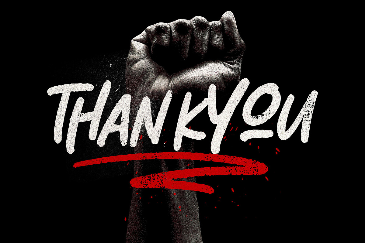 Trashbone, a Script Font by Arterfak Project (Photo 10 of 10)
