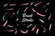 Black and Colorful Brush Stroke, an Object Illustration by ContestDesign (Thumbnail 1 of 3)
