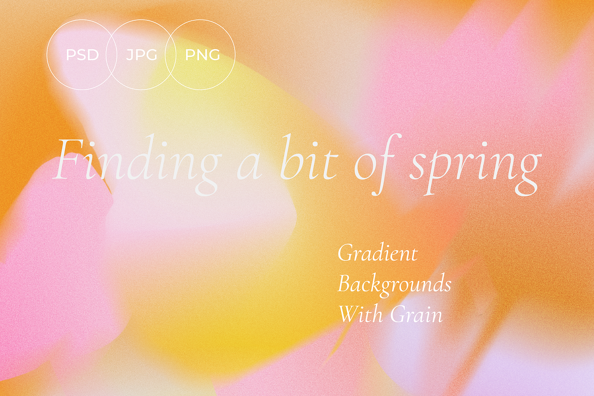 Spring-Grainy Gradient Textures, a Background Graphic by Kimo Studio (Photo 17 of 22)