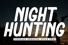 Night Hunting | Script Font