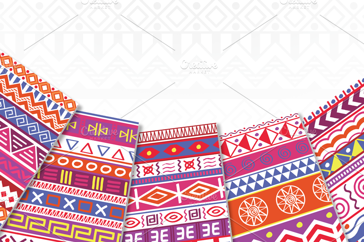 20 Tribal Patterns Seamless Vector, a Pattern Graphic by wowpatterns (Photo 3 of 6)