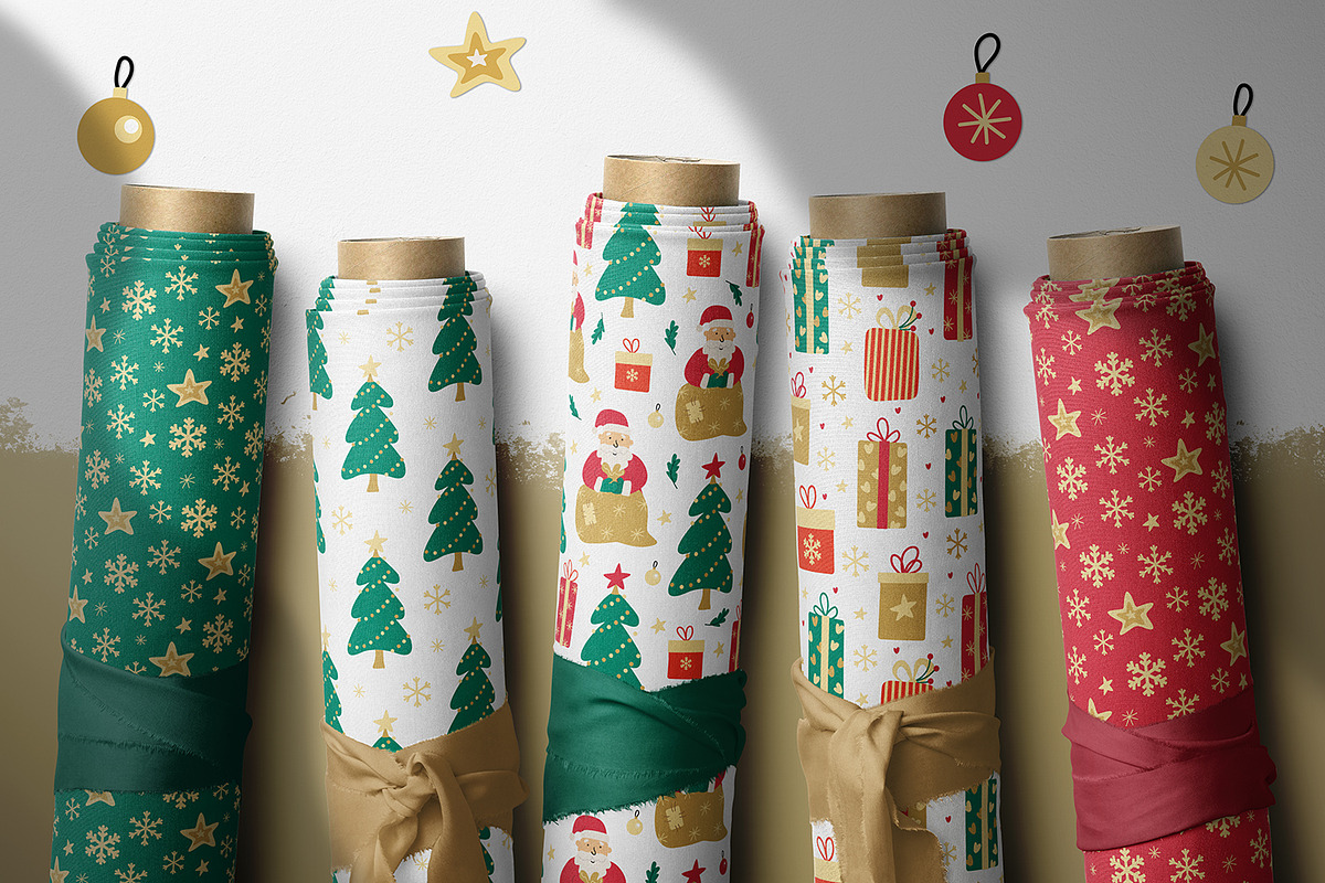 Merry Christmas Vector Collection, a Decorative Illustration by Anna Druzhkova (Photo 6 of 10)