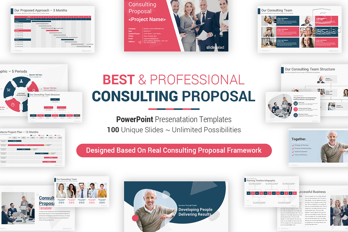 Consulting Proposal PowerPoint, a Presentation Template by SlideSalad (Photo 16 of 16)