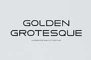 Golden Grotesque-Font Family, a Sans Serif Font by moriztype (Thumbnail 1 of 6)