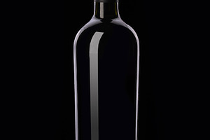 Red wine bottle stock photo containing bottle and red