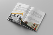 Construction Bifold Company Profile, a Brochure Template by VectStock (Thumbnail 3 of 5)