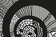Set of zentangle patterns, a Pattern Graphic by ekmelica (Thumbnail 4 of 6)