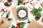 Christmas wreaths, a Seasonal Illustration by DamriNa art (Thumbnail 5 of 5)