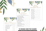 Baby Shower Games, Set Of 12, a Graphic by Wow Designs (Thumbnail 5 of 5)