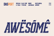 Dasport - Baseball Sport Font, a Slab Serif Font by Pandeka Studio (Thumbnail 3 of 12)