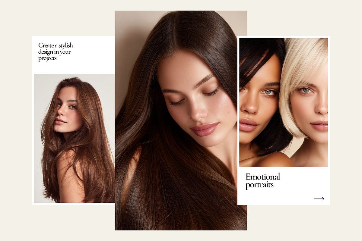150 Fashion Portrait Stock Images, a Beauty & Fashion Photo by Welovegraphics (Photo 5 of 10)