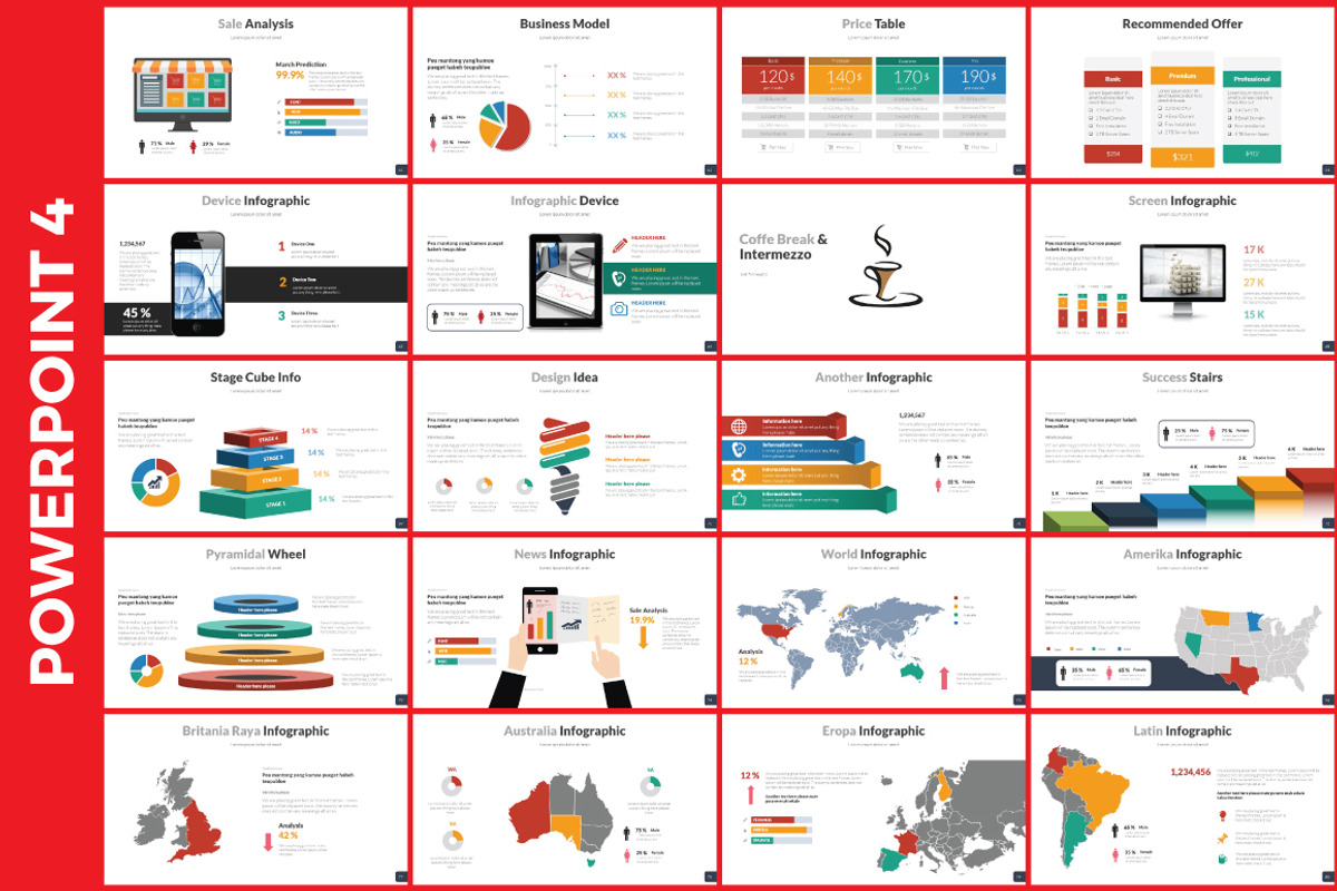 Multipurpose Presentation Template, a Presentation Template by GreenDesign (Photo 3 of 6)