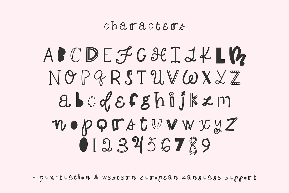 Randomly Ransom Display Font, a Handwritten Font by Beck McCormick (Photo 10 of 10)