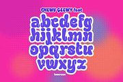 Chewy Geewy - A Groovy Bubbly Font, a Symbol Font by agnyhasyastudio (Thumbnail 10 of 15)