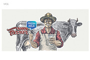 Happy Farmer, a Work Illustration by Countryside life (Thumbnail 7 of 16)
