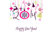 2014 year Digital Clip Art, a Decorative Illustration by GraphicMarket (Thumbnail 2 of 5)