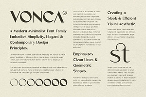 Vonca Font Family