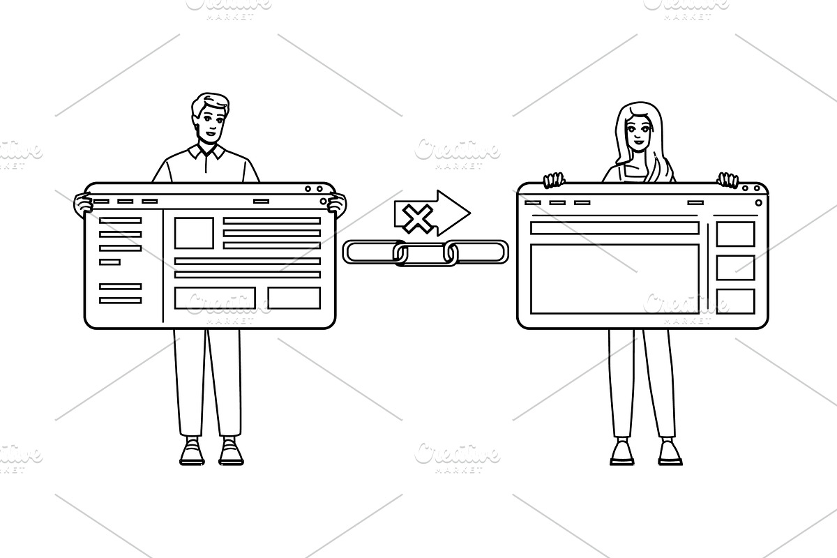 txt nofollow vector, an Illustration by pikepicture