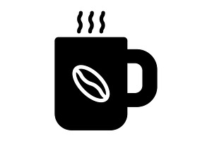 Mug Coffee Mug Solid Icon