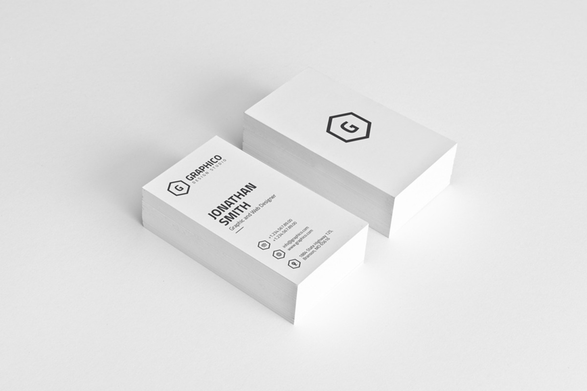 Simple Modern Business Card - 23, a Business Card Template by ND Design (Photo 1 of 5)