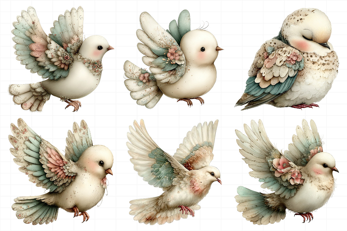 Creation Dove Clipart, an Illustration by Daily.Designs (Photo 6 of 7)