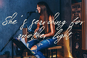 Rapstar Brush & SVG Font, a Script Font by Cruzine (Thumbnail 11 of 13)