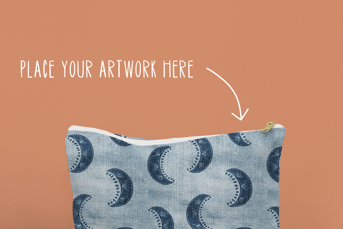 Zip Pouch Mock Up, a Product Mockup by Schatzi Graphik (Photo 2 of 8)